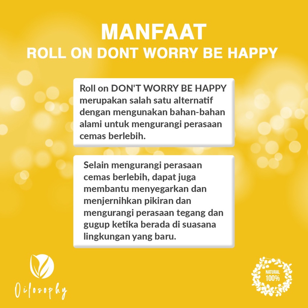 ROLL ON UNTUK MENGURANGI KECEMASAN | ROLL ON ESSENTIAL OIL | HERBAL