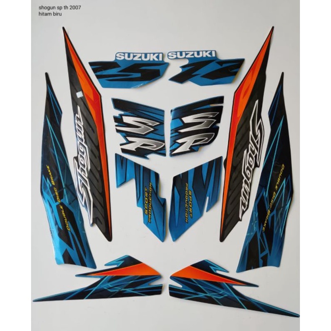 STRIPING SHOGUN SP 2007 HITAM BIRU