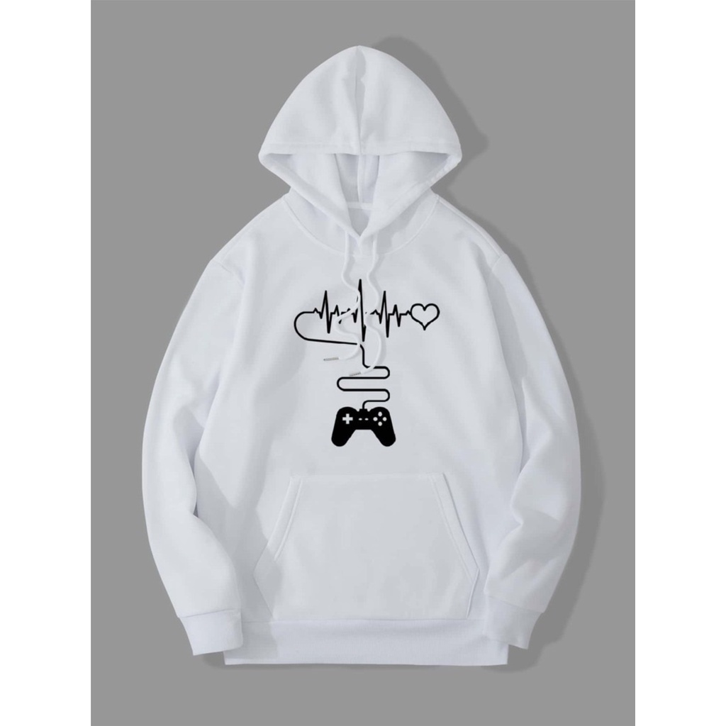 JOYSTICK GAME Jumper Hoodie II JOYSTICK GAME Sweater Hoodie II Sweter Oblong Topi SIZE M - XL ( Pria &amp; Wanita / Anak &amp; Dewasa )