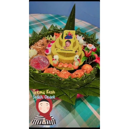 

TUMPENG NAMPAN | TUMPENG SYUKURAN | NASI KUNING TUMPENG