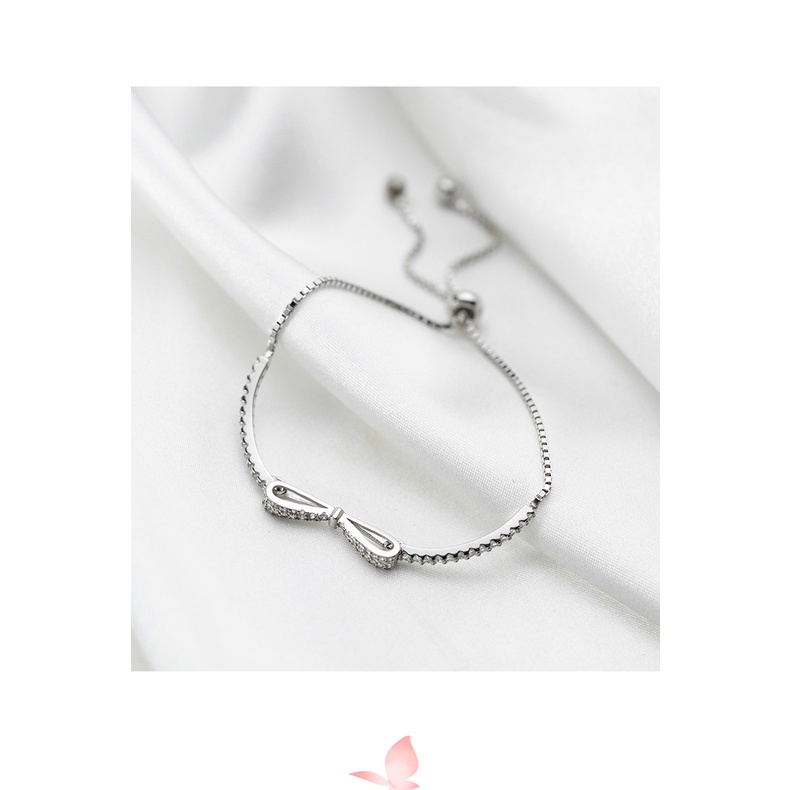Gelang Bahan Stainless Steel 925 Hias Berlian Untuk Wanita
