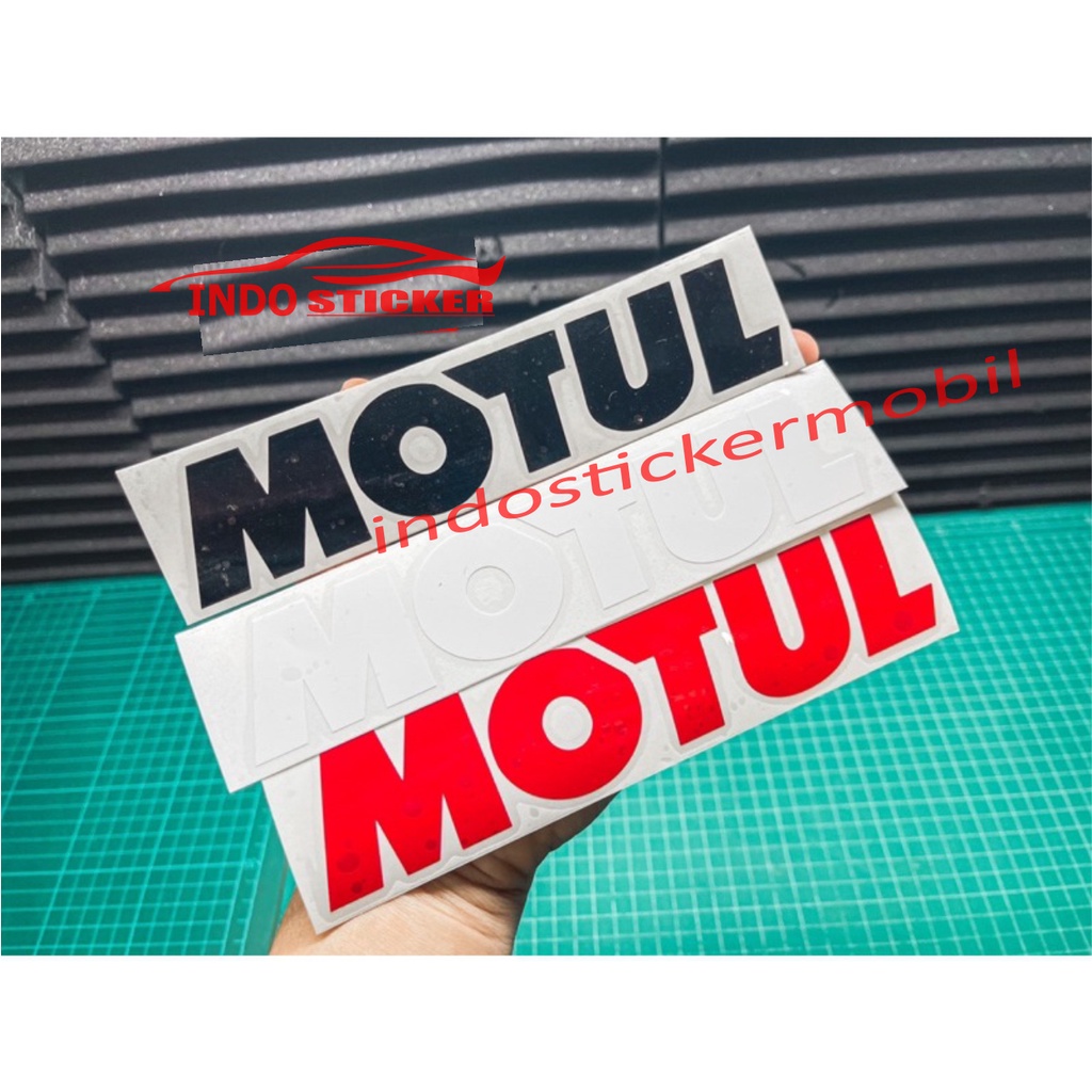 CUTTING STICKER STIKER MOTUL STICKER BOY MOTOR MOBIL MOTIF MOTUL