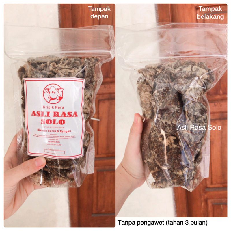 

SMALL BITES, Kripik Paru Sapi Asli Rasa Premium Solo