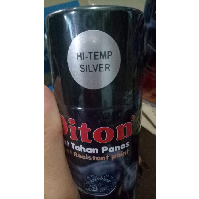 pilok pilox diton hi temp silver 150cc pilok anti panas pilok knalpot redi stok