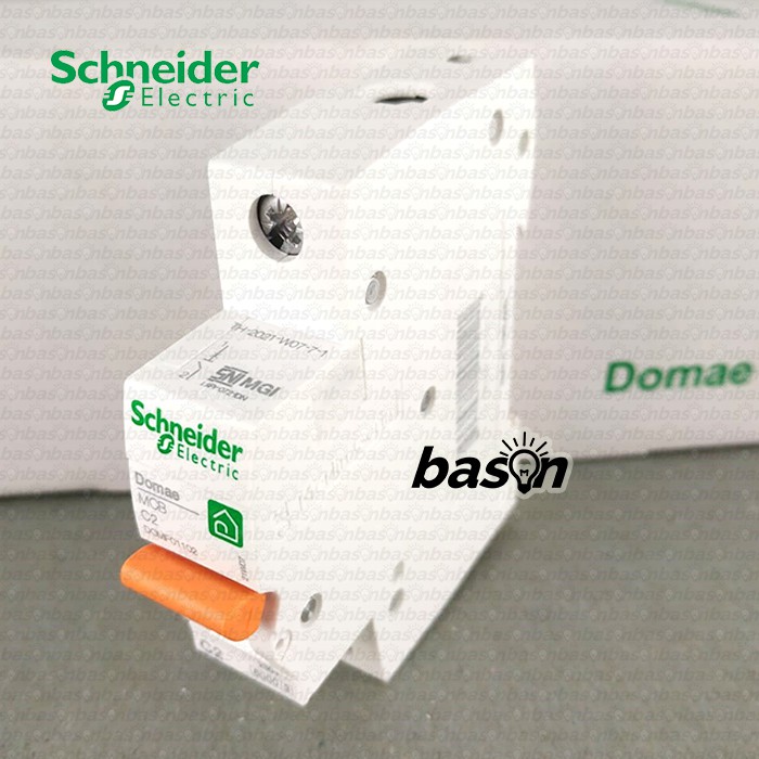 SCHNEIDER MCB Domae 1Phase 2A - circuit breaker / pemutus sikrit