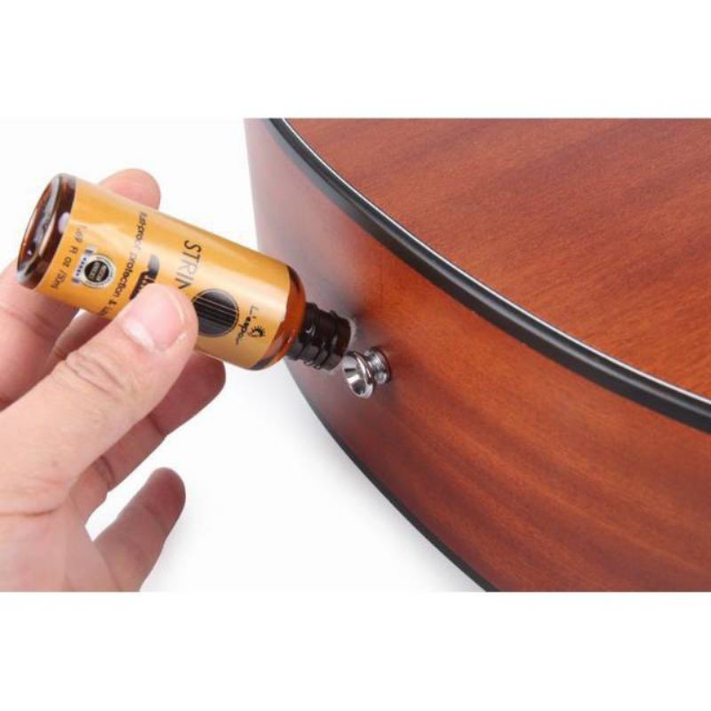 Pembersih Senar Gitar Akustik Elektrik Klasik Bass Ukulele Merek Lespoir Original 50ml