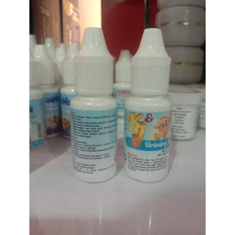 Obat  Tetes Untuk kucing dan Dog Urinary Solution KJ 10ml murahoil