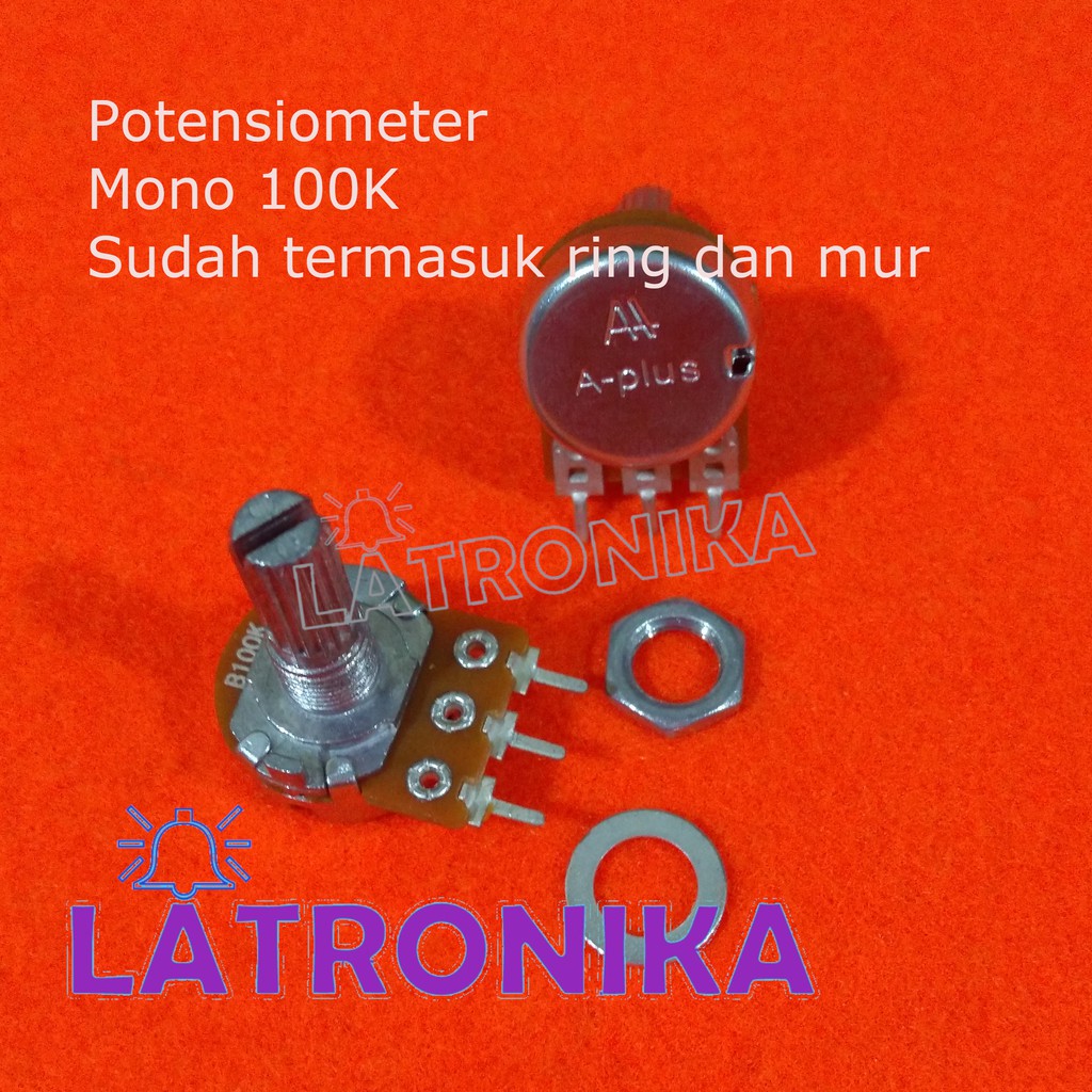 Jual Potensiometer 100K A-Plus Mono Potensio 100 K APlus Variable ...