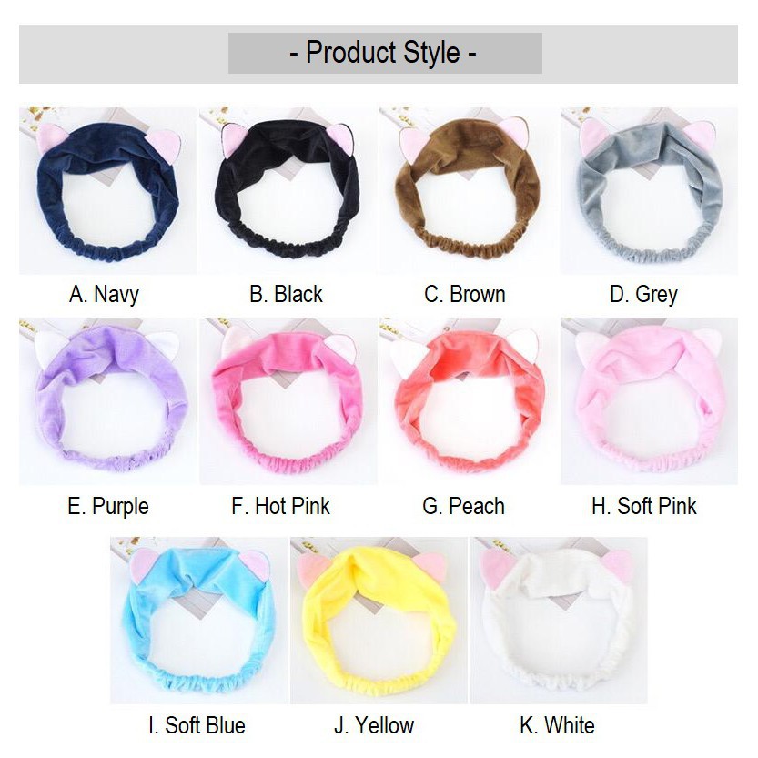 ❤️GTB❤️ R028 READY STOCK BANDO / BANDANA MOTIF KUPING CANTIK IMPORT MURAH BATAM