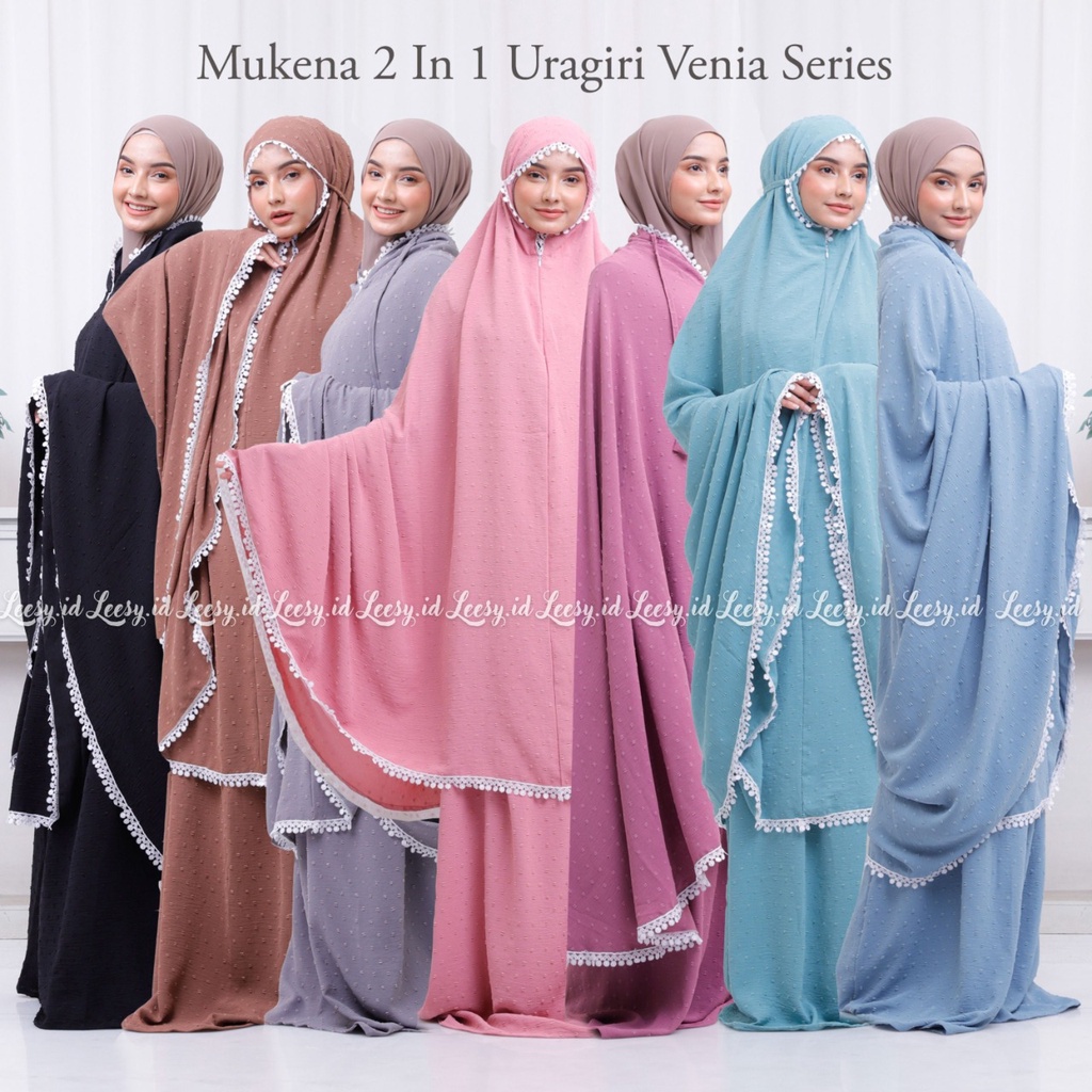 Lessy.Id - MUKENA 2 IN 1 URAGIRI VENIA