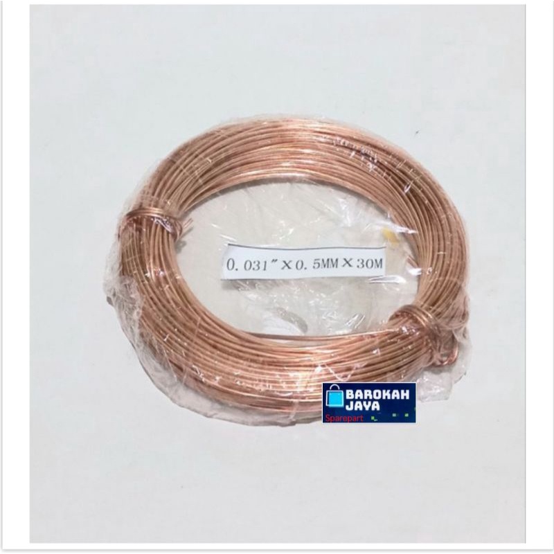 Pipa Kapiler 0,31 mm Tembaga 30 M/1 Rol-Pipa Capiler AC-Kapiler Kulkas