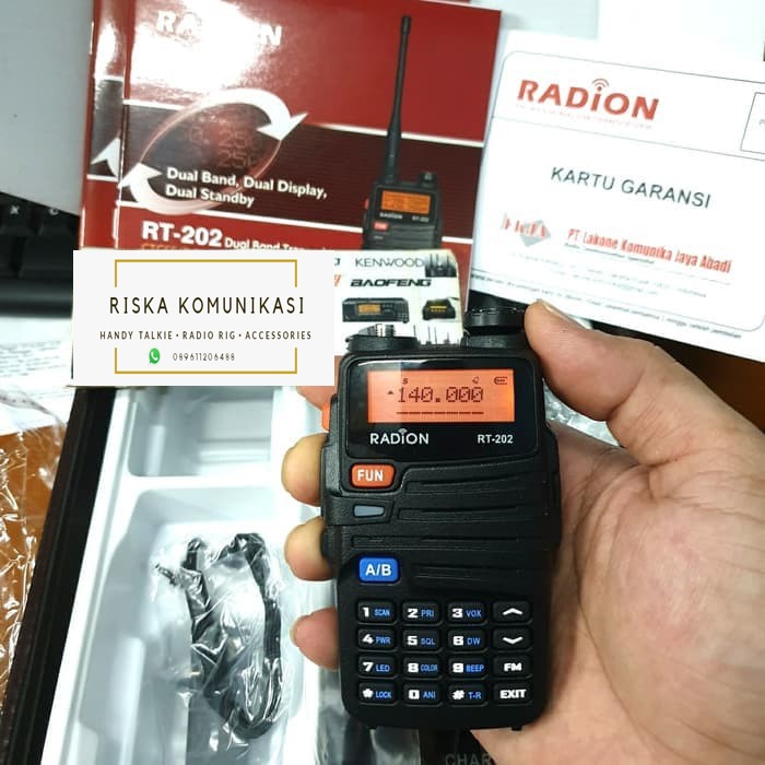 HT RADION RT-202 DUALBAND ORIGINAL - RADION RT 202 DUALBAND MURAH