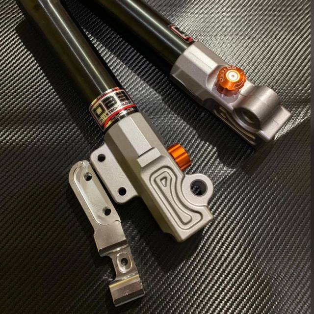 Tabung shock depan rt RT R/T stage 6 dbs breket monoblok mio sporty nouvo jupiter vega mx fiz r dll