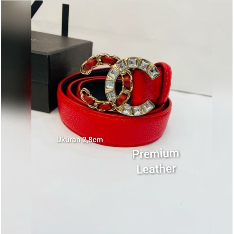 Gesper Kulit Premium 2,8cm ikat pinggang wanita Gesper kulit Branded G028