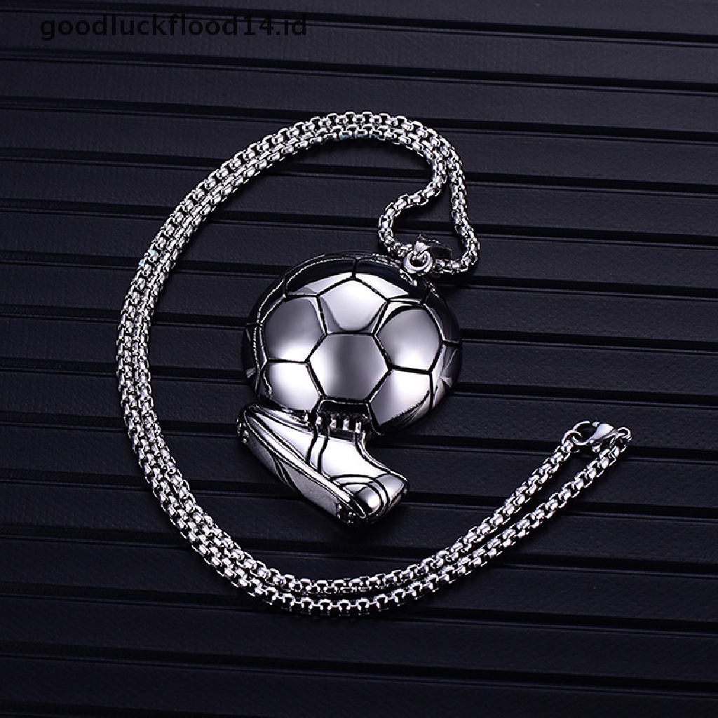 [OOID] Fashion Football Necklace Soccer Boots Shoes Charm Pendant Sport Hip-hop Jewelry ID