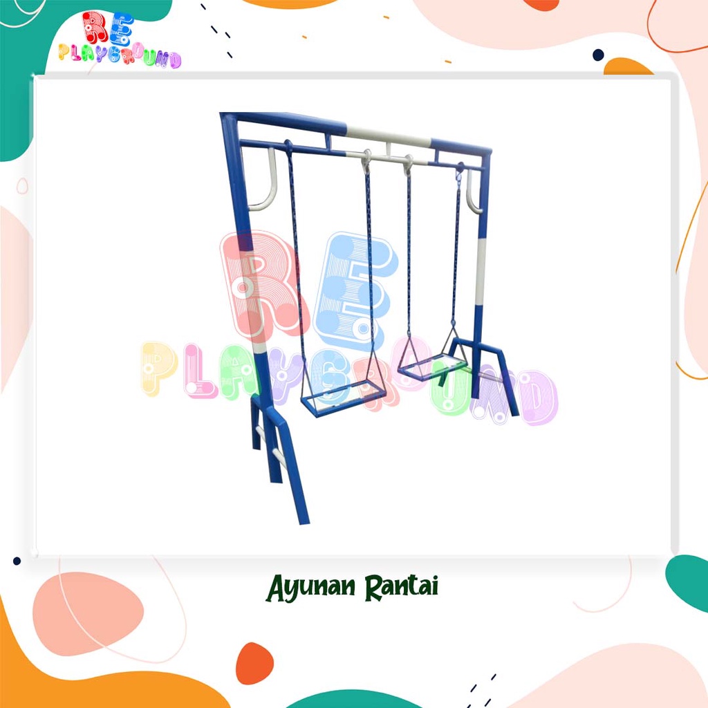 MAINAN ANAK AYUNAN RANTAI / PLAYGROUND BESI GALVANIS