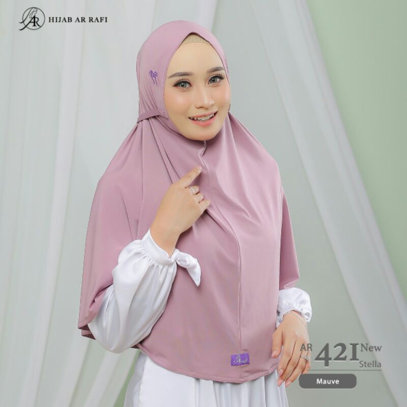 Arrafi hijab jilbab instan AR 421 new-mauve