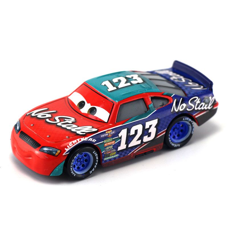 【New！！！】Mainan Mobil Diecast Disney Pixar Cars McQueen Storm ramirez Skala 1: 43 Bahan Alloy Metal untuk Anak