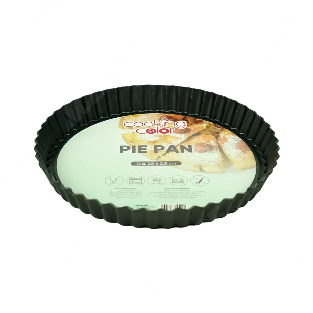 ACE Cooking Color 20 Cm Loyang Pie - Abu-abu