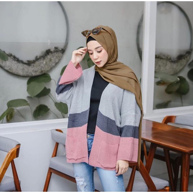 MAHERA CARDI / CARDIGAN RAJUT 3 WARNA /  RAJUT