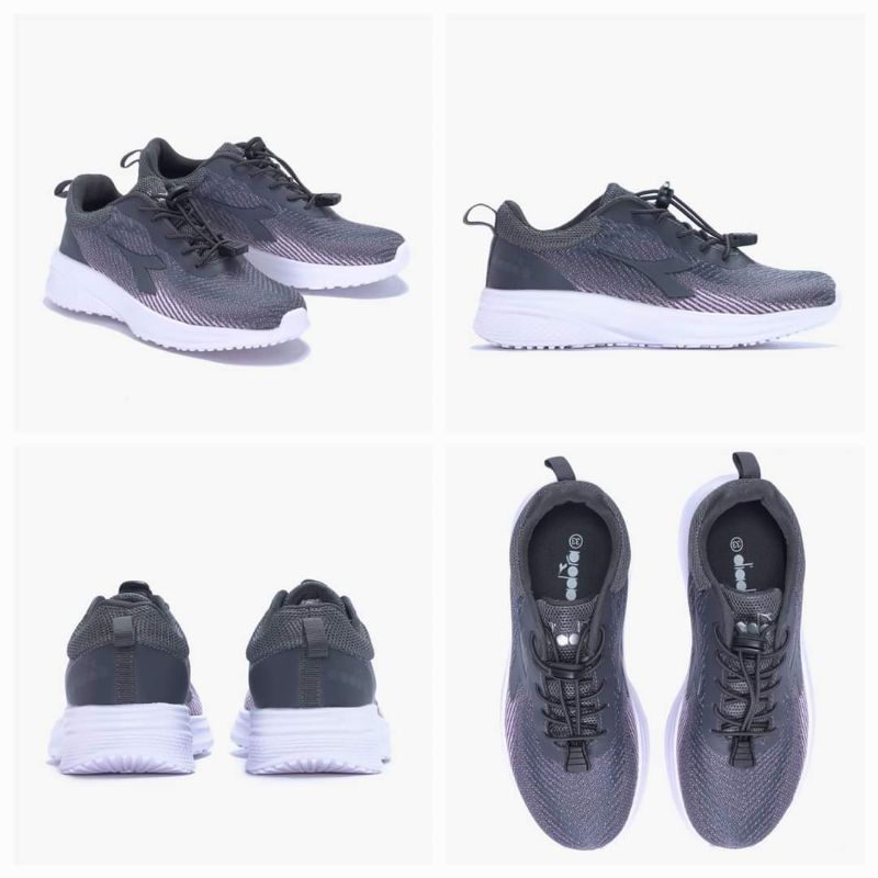 SALEEE 100% Original DIADORA Braulio JR Girl Sneaker - Abu-abu Kode Produk: DIACX210414G