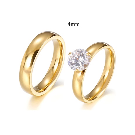 cincin tunangan aatau ccincin couple  berbahan titanium anti karat dan tidak luntur