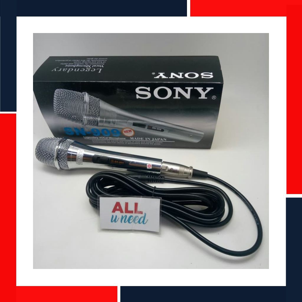 New Arival Microphone Sony Sn 909 Â€” Mic Sony Sn-909 73  -.All U