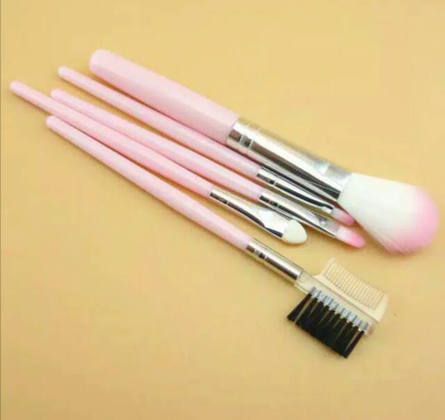 12.12 COD BEBAS ONGKIR !! KUAS RIAS KUAS MAKE UP SET 5 IN 1 PRAKTIS