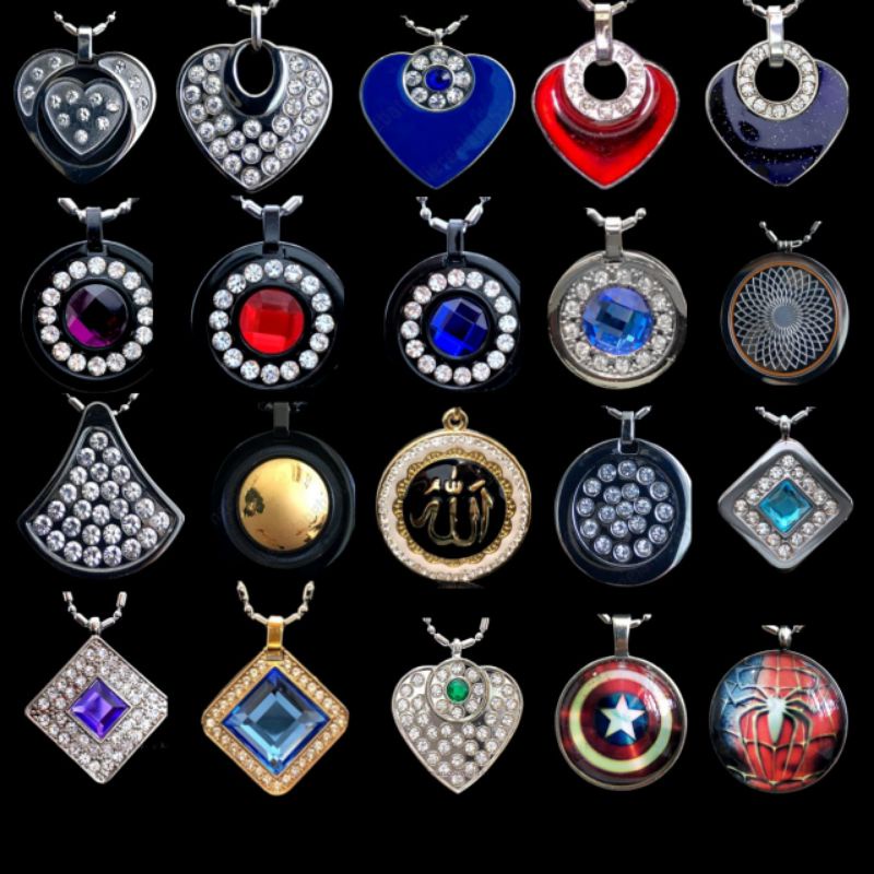Kalung Quantum Pendant Shell Lsw V2 Love Permata Putih