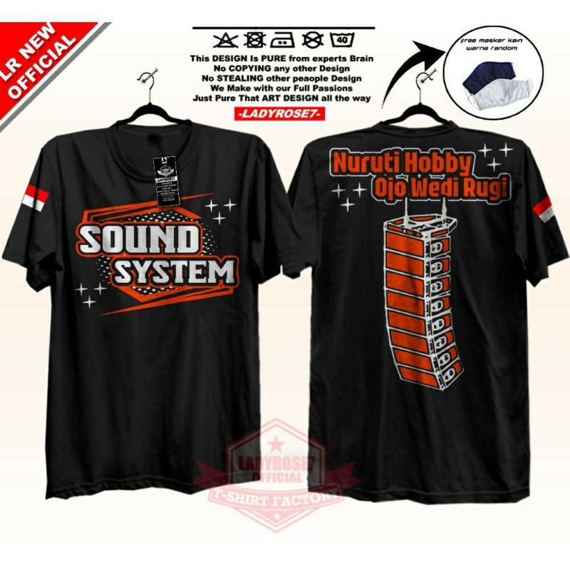 kaos SOUND SYSTEM  sound gantung "nuruti hoby ojo wedi rugi"