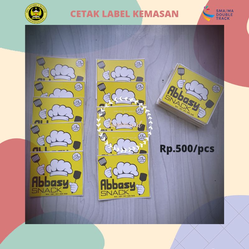 

cetak STIKER LEBEL KEMASAN