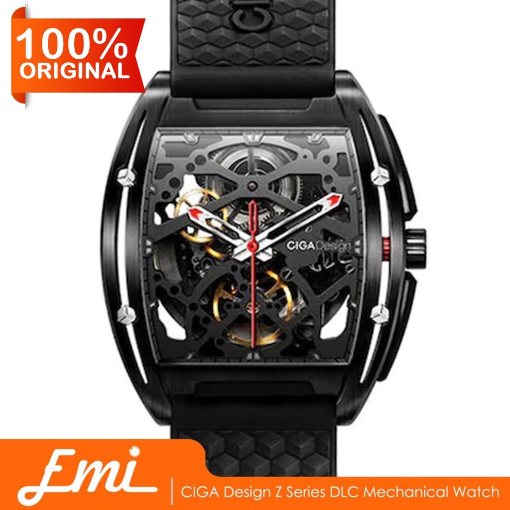 CIGA Design Z Series DLC Mechanical Watch Jam Tangan