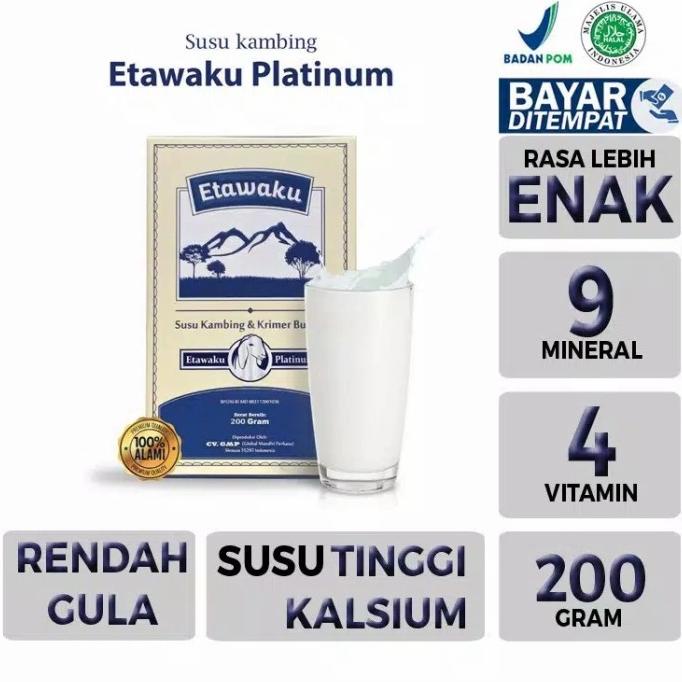 

READY COD ETAWAKU PLATINUM 3X ATASI MASALAH PERNAFASAN - Susu Kambing Etawa BPOM