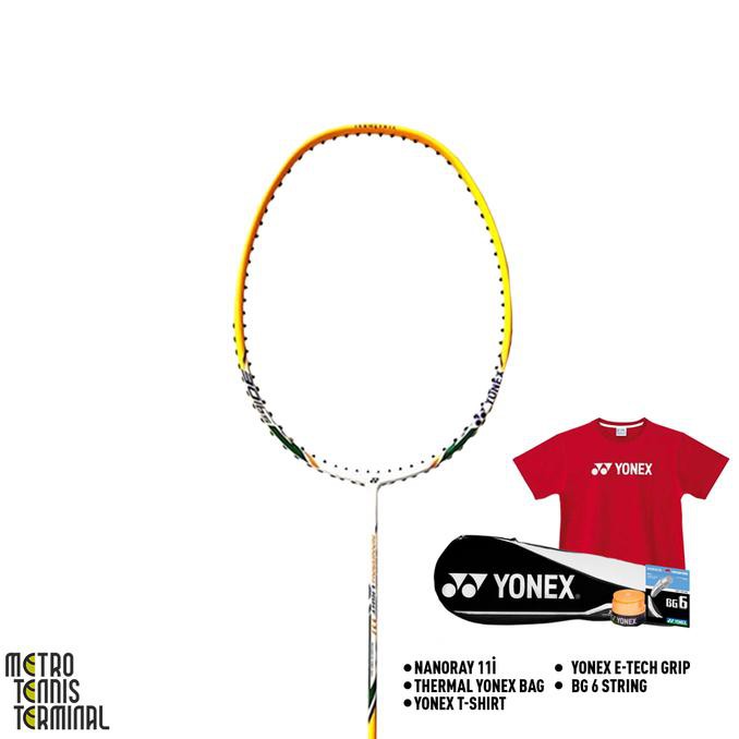 Yonex Nanoray 11i Bundle (Paket Raket Badminton)