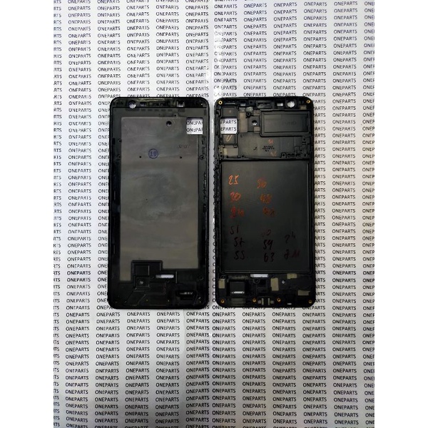 FRAME BEZZEL TULANG TENGAH DUDUKAN LCD SAMSUNG GALAXY A750 A7 2018 ORIGINAL