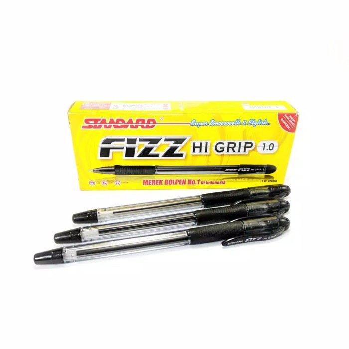 

CODE652 Standard Pen Pulpen Fizz Hi Grip 1.0 Bulpen/Ballpoint/Bolpen/Bolpoin