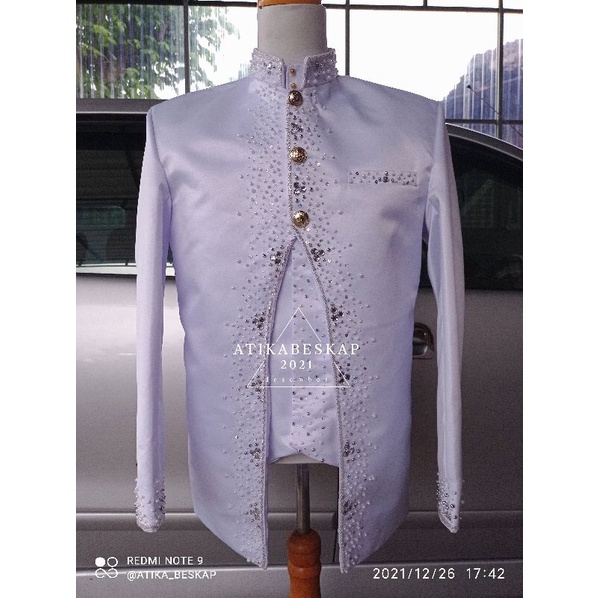 Beskap Pengantin Modern // Asraf Kancing 3 // Beskap Asraf // Baju Akad // Beskap Manten