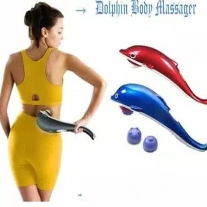 Alat Pijat Getar Inframerah Dolphin 6 Mata Massager Multifungsi