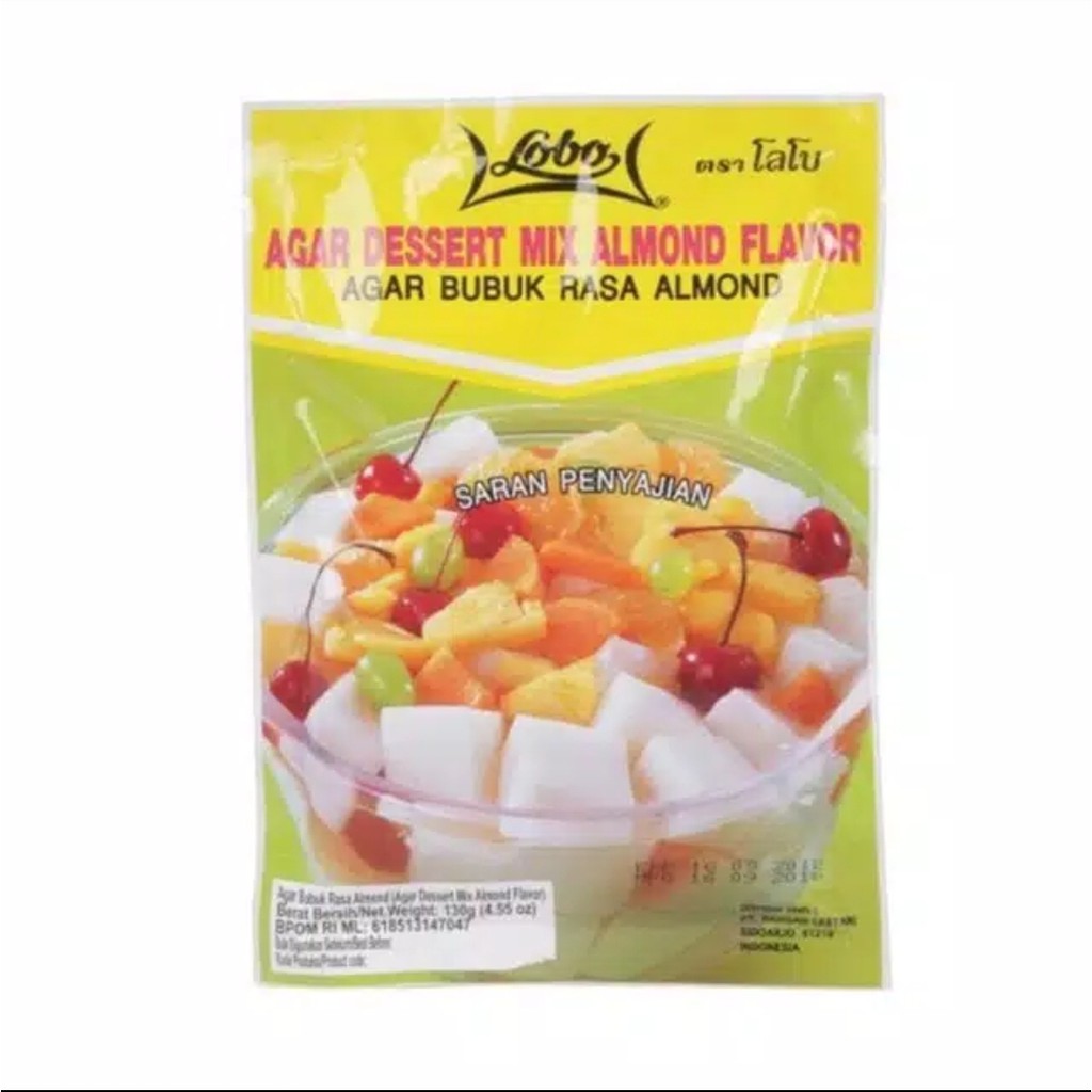 

PUDING ALMOND / AGAR ALMOND LOBO 130GR