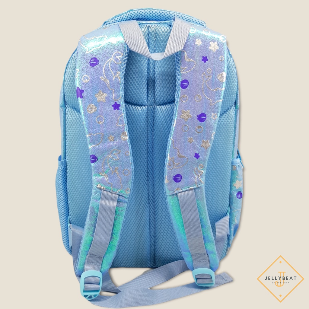 Tas Ransel Import Smiggle - Senior Blue Mermaid