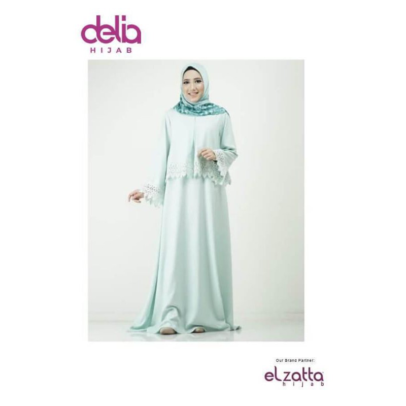 Baju Gamis Pesta – Gamis Lacelia SOD– Delia Hijab
