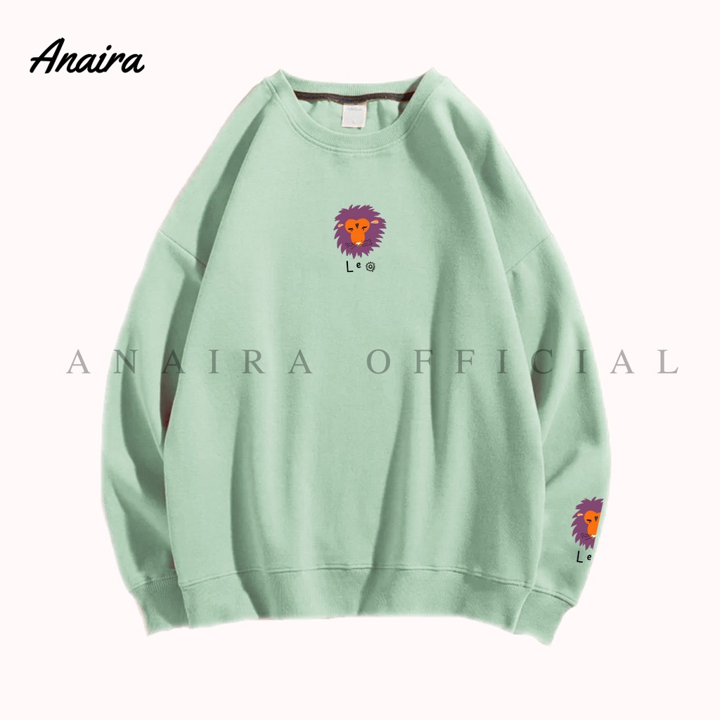 LEO SWEATER CREWNECK WANITA ANAIRAOFFICIAL