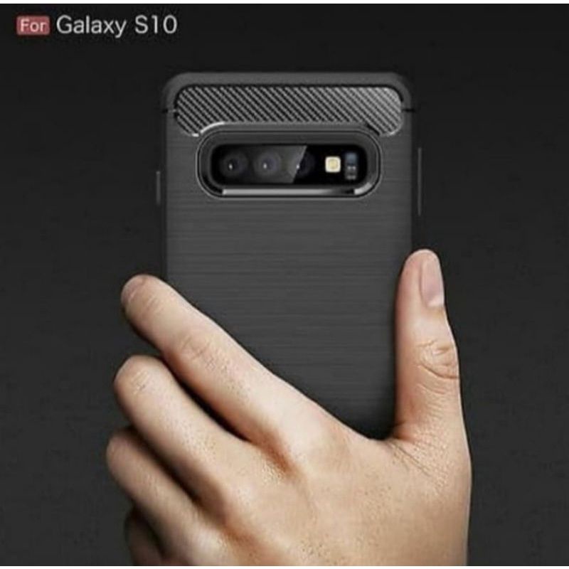 Softcase Slim Fit Carbon Samsung S10 - UA