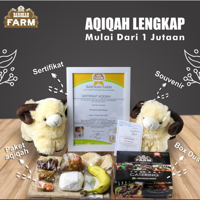 Paket Aqiqah Box laki-laki (Barokah Farm)