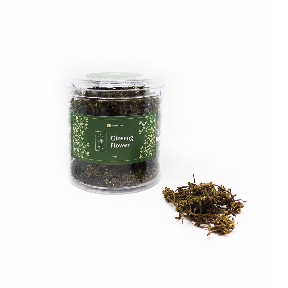 

Herbaleo Ginseng Flower 65g Bunga Ginseng Membantu Mencegah Keletihan & Menyegarkan Tubuh