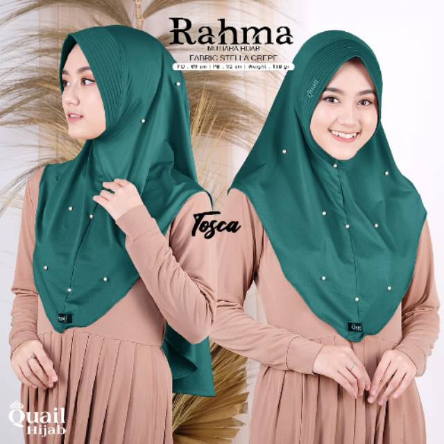 Rahma Quail/Ori Quail Hijab/Hijab Murah/Hijab Instan