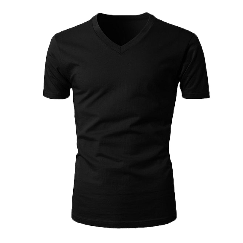 KATUN ASLI Agree Kaos Oblong Pria Leher V Art SG SA 007 T-Shirt Sport Cowok V-Neck Polos