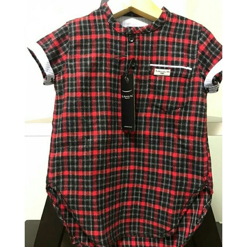 kurta anak flanel