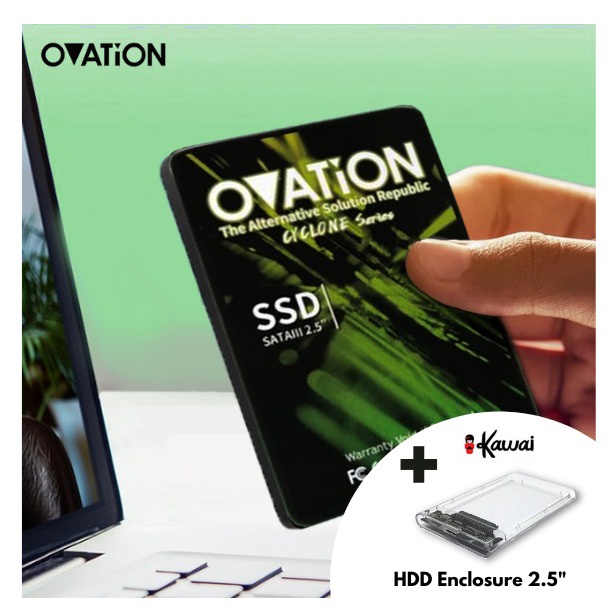 OVATION SSD 256GB / 1TB / 512GB / 512 / 128GB  2.5&quot; SSD SATA SSD Internal SSD SATA3 SSD Comparable SSD 120GB / SSD 240GB / SSD 500GB SSD 256 Samsung SSD RX7 SSD WD SSD VGEN SSD MIDAS SSD EYOTA Garansi Distributor Resmi 3 Tahun