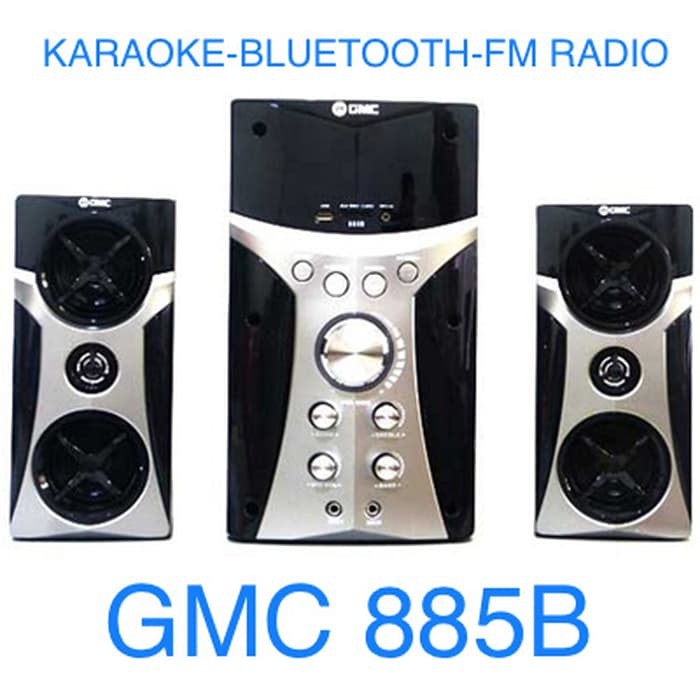 SPEAKER GMC 885B USB MULTIMEDIA AUDIO SPIKER AKTIF ACTIVE TERMURAH AWET ORIGINAL KEREN